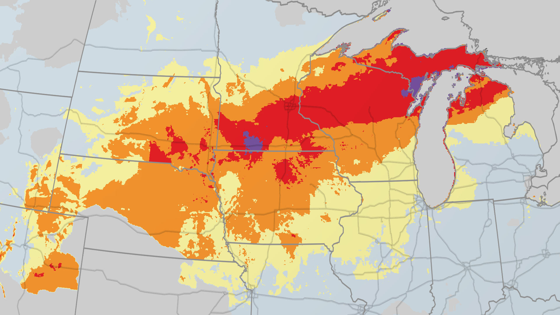 Winter Storm Bringing Blizzard Conditions, Record Snow To Upper Midwest