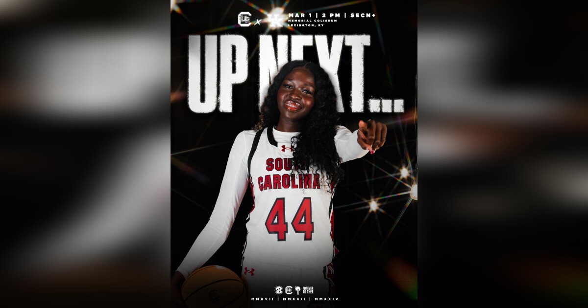 Women’s Hoops Regular-Season Finale at Kentucky Sunday – University of South Carolina Athletics