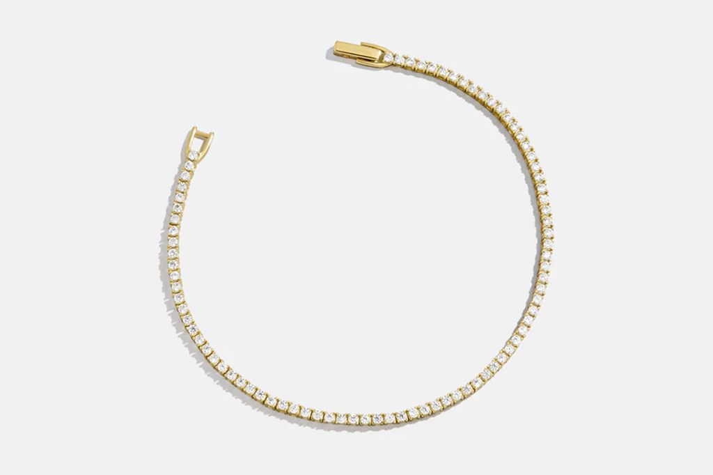 BaubleBar Billie Gold Tennis Bracelet