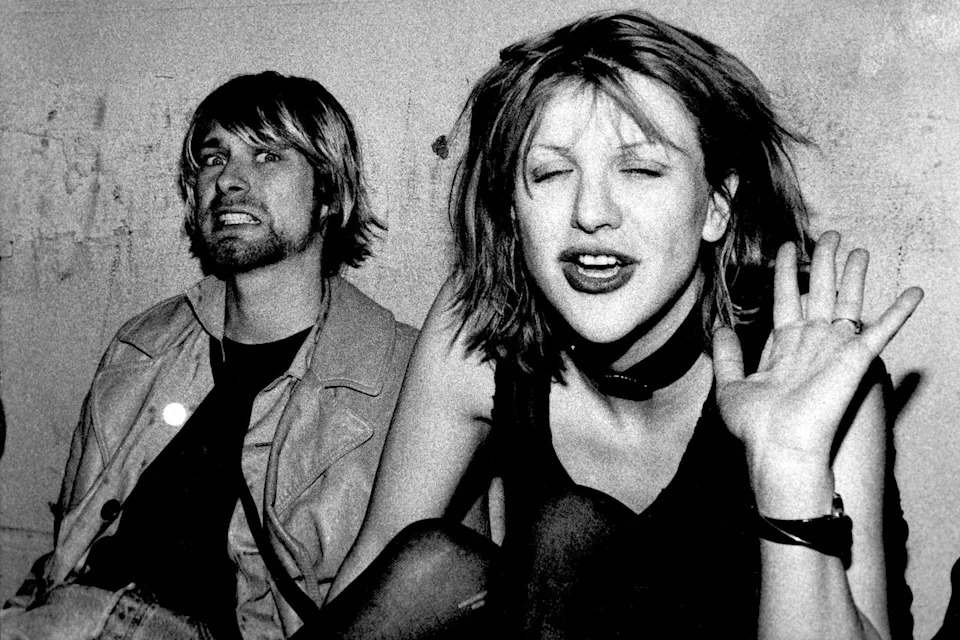 Kurt Cobain and Courtney Love in December 1992 in L.A.Credit: Lindsay Brice/Getty