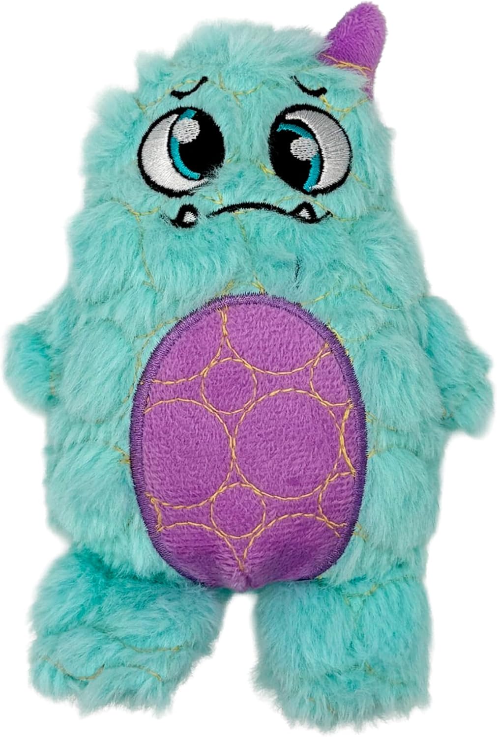 Bite Force – Durable & Strong Dog Toy Light Blue Monster with Squeaker, Kevlar-Reinforced for Aggressive Chewers.