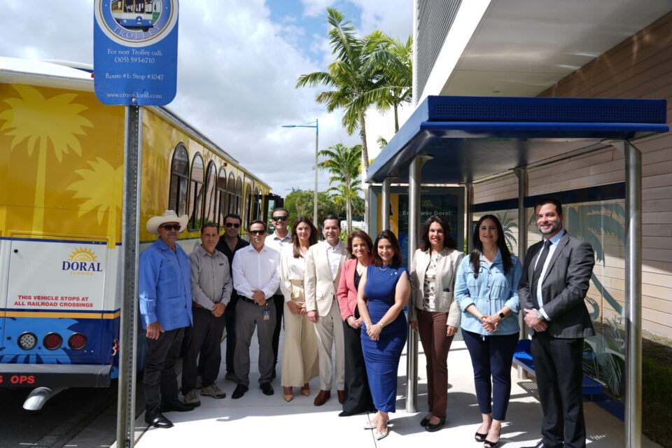 City of Doral Celebrates Completion of Citywide Trolley Shelter Project