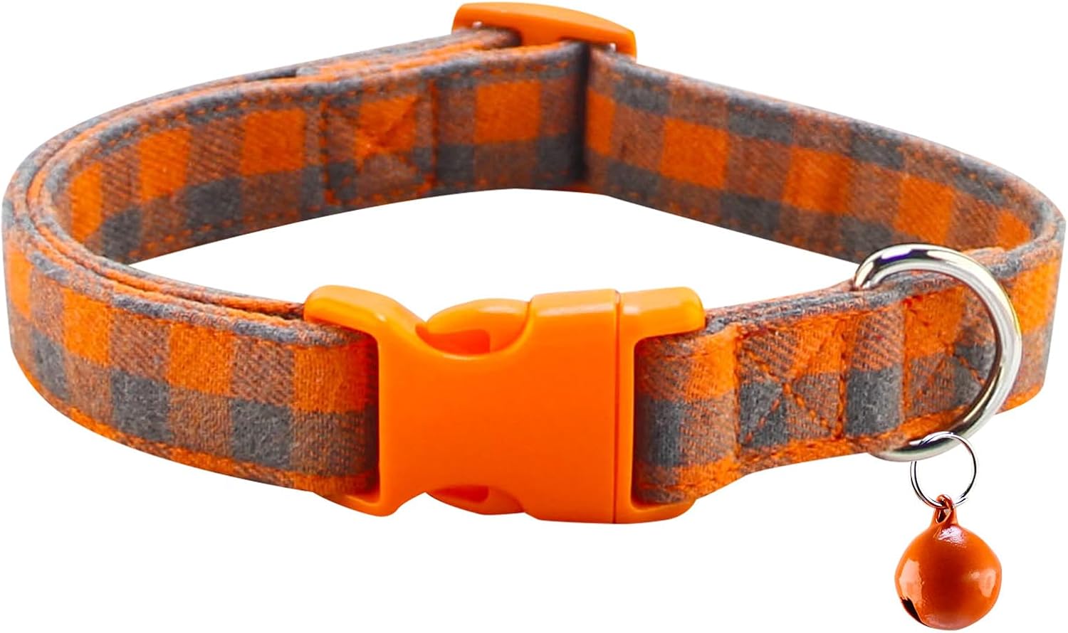 Cute Plaid Dog Collar with Safety Buckle – Adjustable and Comfortable Dog Collars for Small Medium Large Dogs, Stylish Puppy Collar for Boy Girl Pets