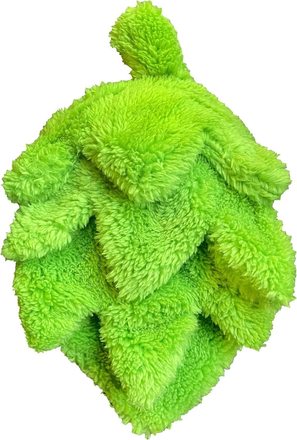 Cycle Dog Duraplush Medium Hops: Sqeakerless Eco-Friendly and Durable Toy for Dogs | Perfect for Fetch and Tug-of-War Play | Made in USA