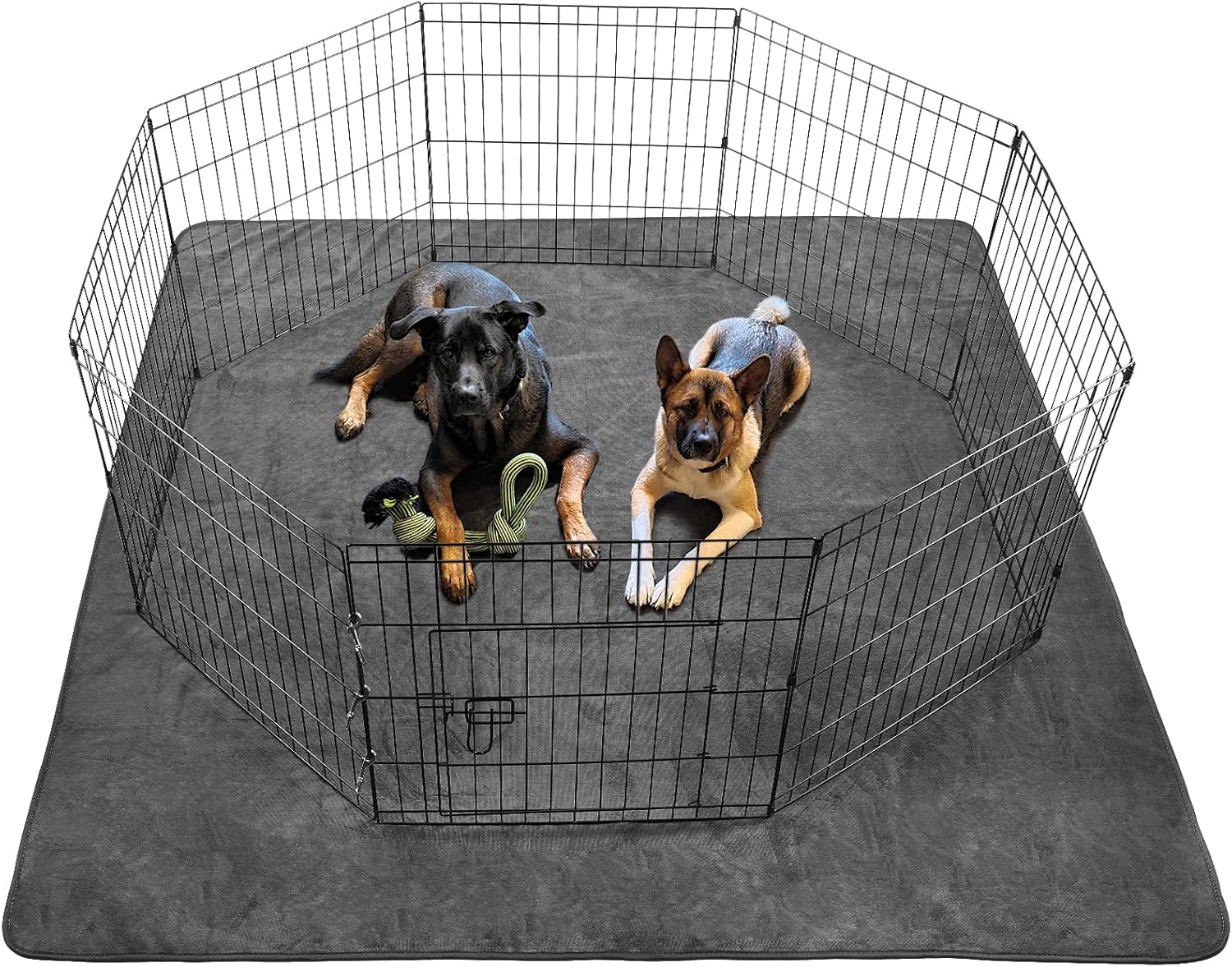 Dog Pee Pad Washable Extra Large, 72×72 Instant Absorb Training Pads, Non-Slip Pet Playpen Mat Waterproof Reusable Floor Mat for Puppy, Senior Dog Whelping Incontinence Housebreaking
