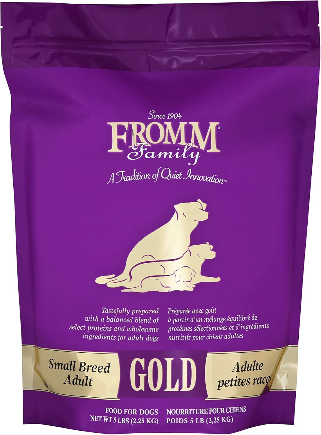 Fromm Small Breed Adult Gold Premium Dry Dog Food – Dry Adult Dog Food for Small Breeds – Chicken Recipe – 5 lb