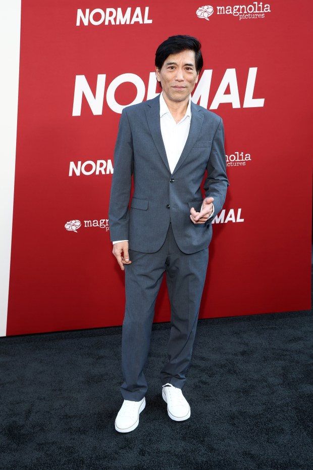 LOS ANGELES, CALIFORNIA - APRIL 15: Peter Shinkoda attends the Los Angeles premiere of Magnolia Pictures "Normal" at Hollywood American Legion on April 15, 2026 in Los Angeles, California. (Photo by Tommaso Boddi/Getty Images)