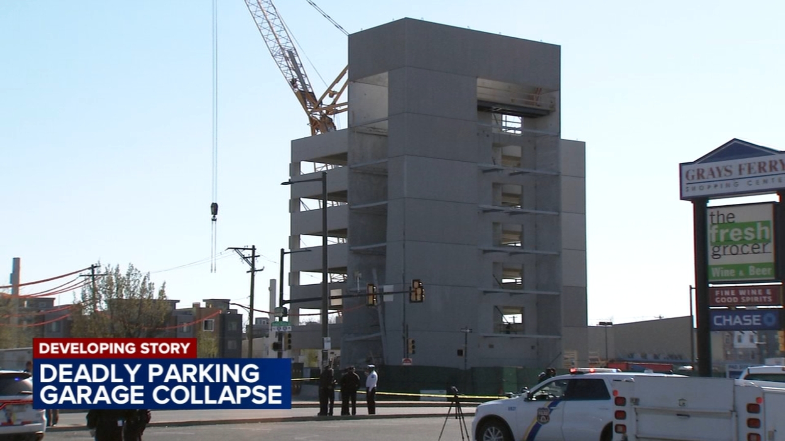 Grays Ferry parking garage collapse: 1 dead, 2 missing in Philadelphia