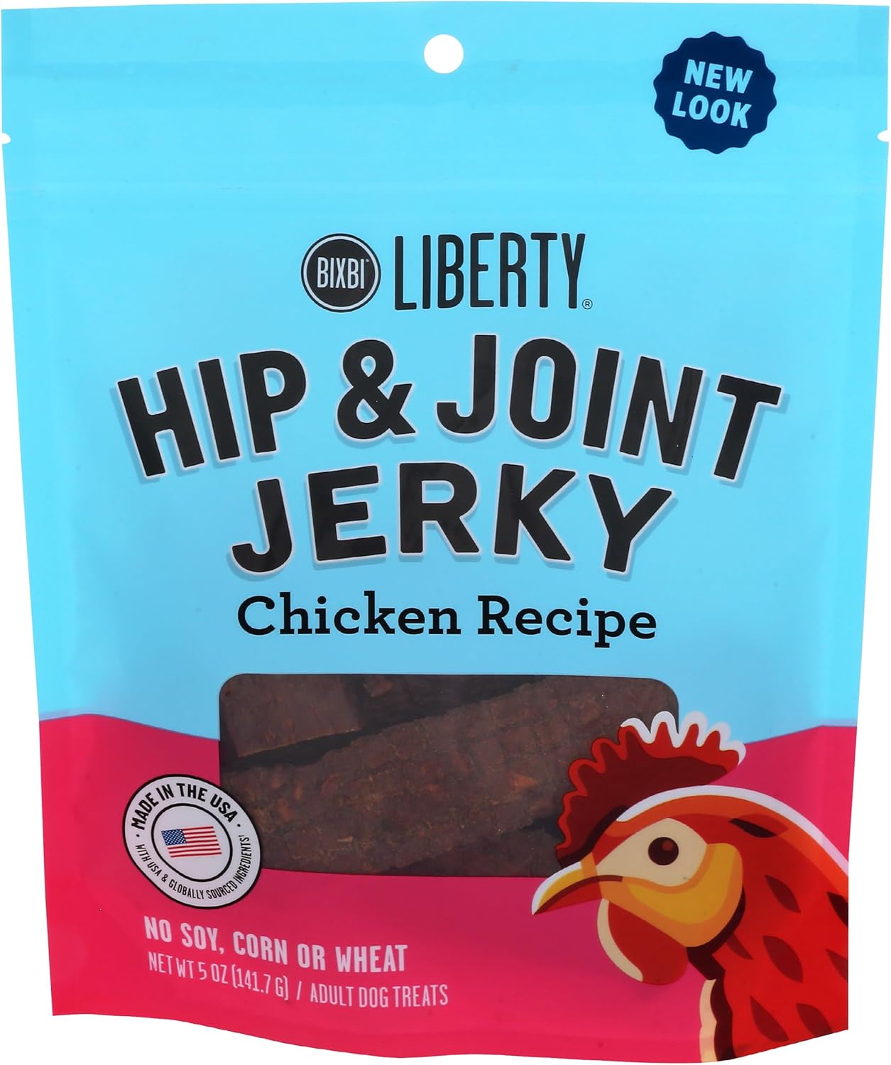Liberty Functional Healthy Hip And Joint Dog Jerky Treats, Chicken, 5 Ounce