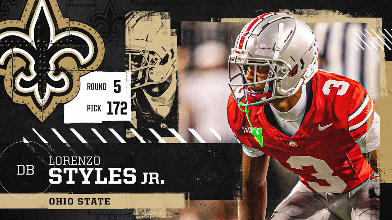 Lorenzo Styles Jr. Drafted No. 172 by Saints
