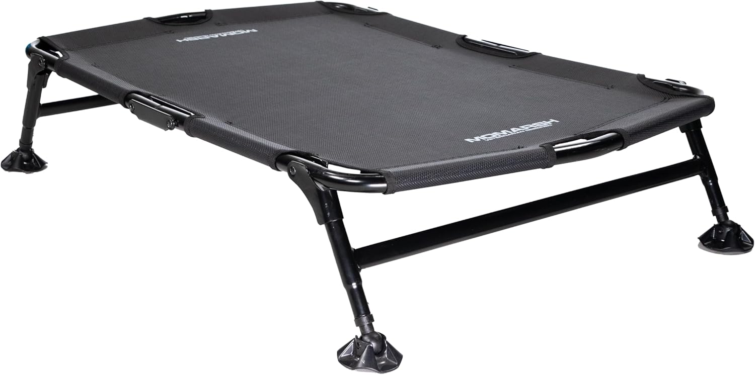 Momarsh Home Cot Breeze Elevated Pet Bed | Non Slip Feet with Breathable Mesh | Portable Dog Cot | Hot Spot Reducing | All in One Large Dog Bed for Indoor and Outdoor Use