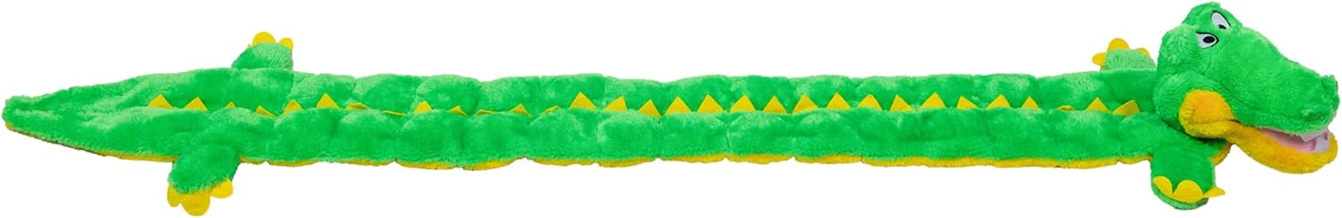 Outward Hound Squeaker Matz Plush Gator Dog Toy, XXL