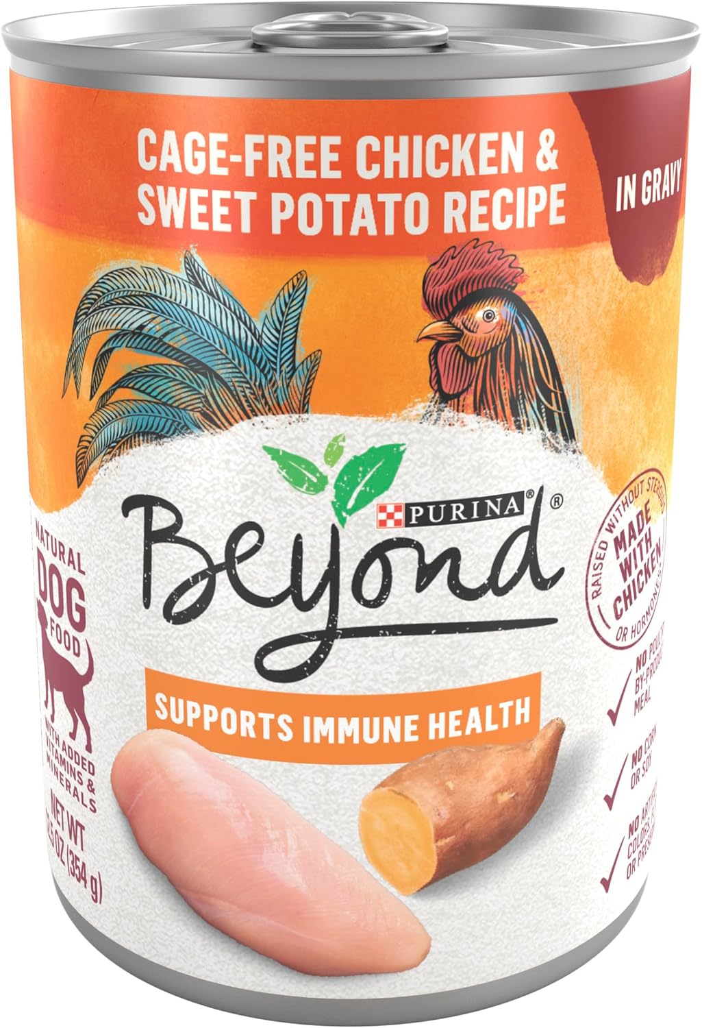 Purina Beyond Chicken and Sweet Potato in Gravy Grain Free Wet Dog Food – (Pack of 12) 12.5 oz. Cans