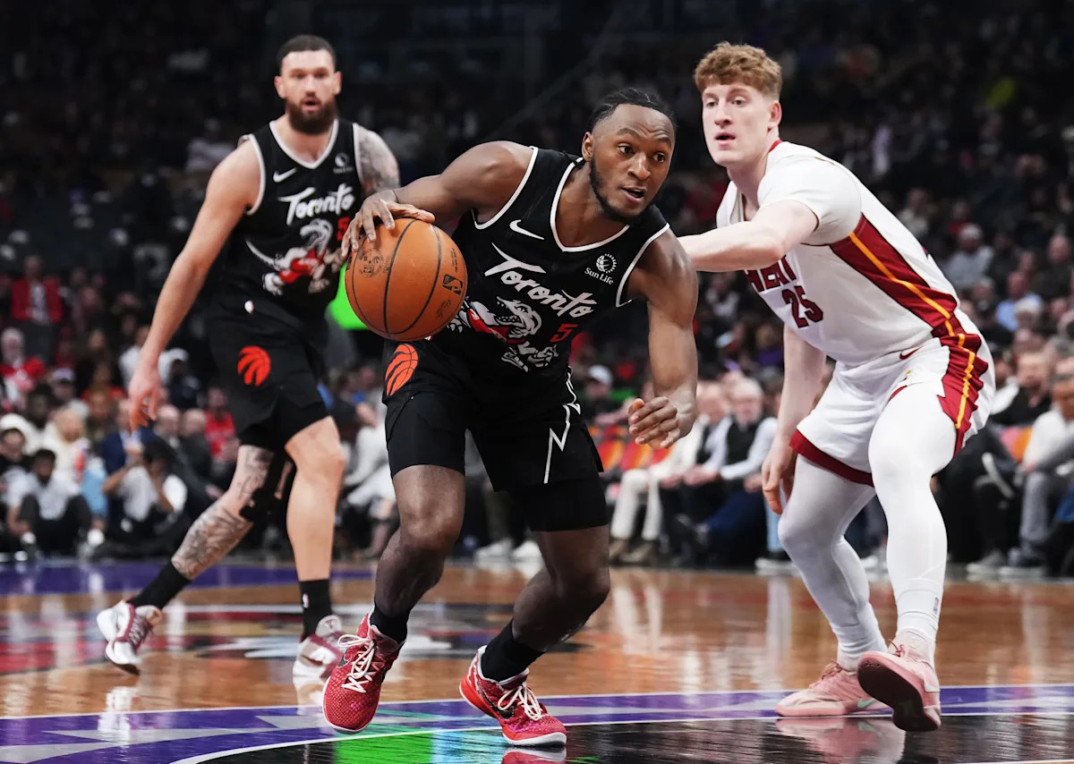 Raptors point guard Immanuel Quickley misses 2nd straight playoff game due to right hamstring strain