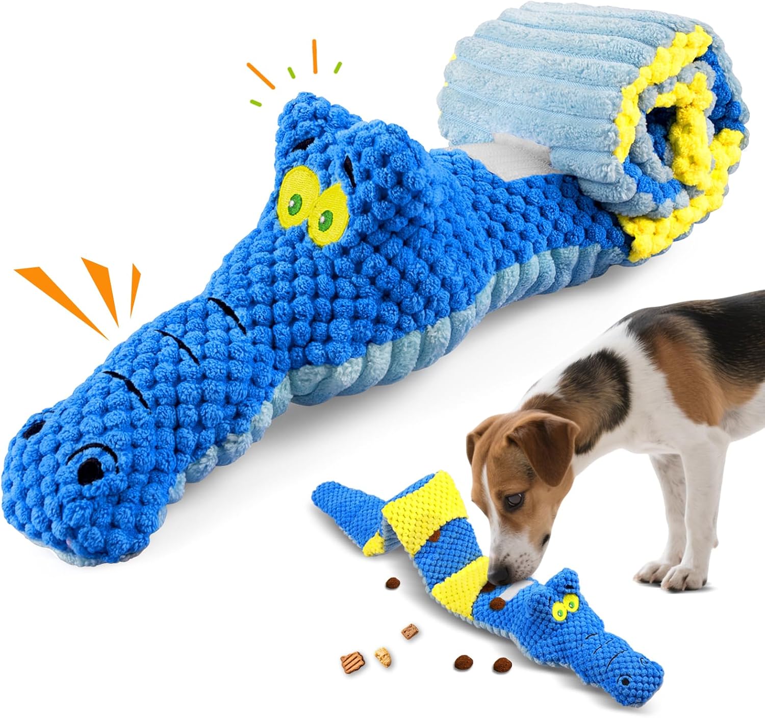 TOOPTATE Interactive Squeaky & Crinkle Dog Puzzle Toys – Plush Dog Enrichment Toys to Keep Them Busy, Cognitive Dog Toys for Small, Medium and Large Dogs