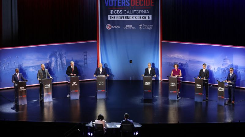 Takeaways from the latest California governor’s debate