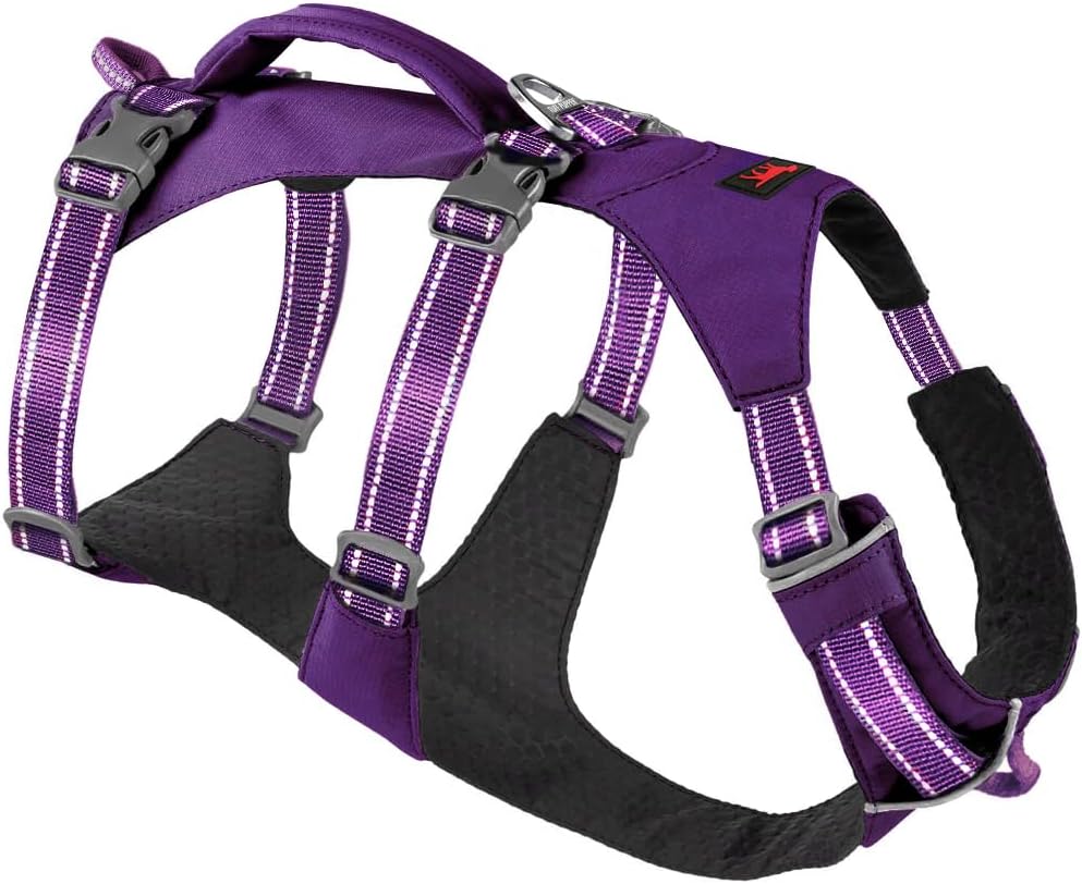 Tuff Pupper Escape Proof Dog Harness for Small Dogs | No Pull Lightweight Adjustable Harness | No Escape Multifunctional Outdoor Pet Gear | Strong Durable Breathable | Secure Comfortable Fit