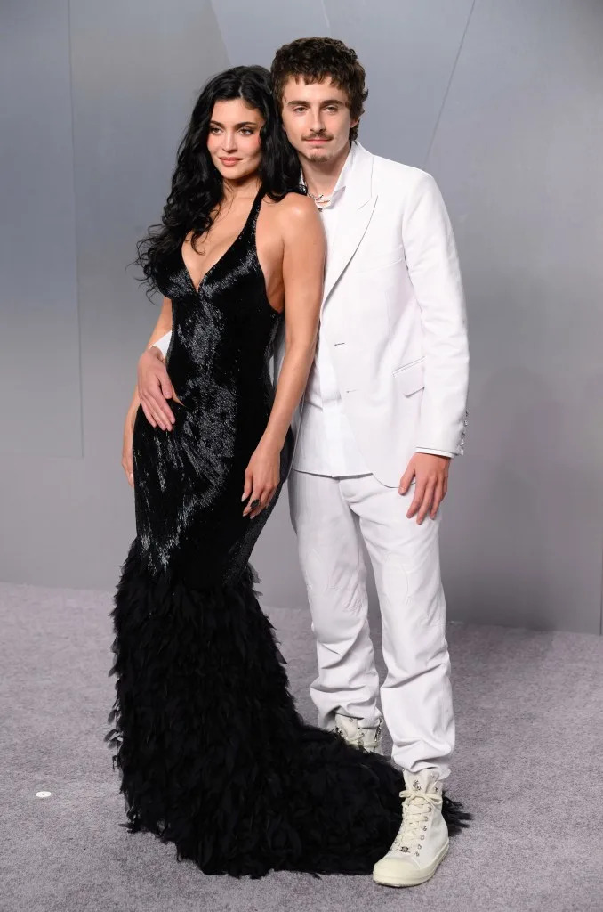 Jenner and Chalamet, posing at the 2026 Vanity Fair Oscar Party, were first romantically linked in 2023 and largely kept their relationship private early on. WireImage