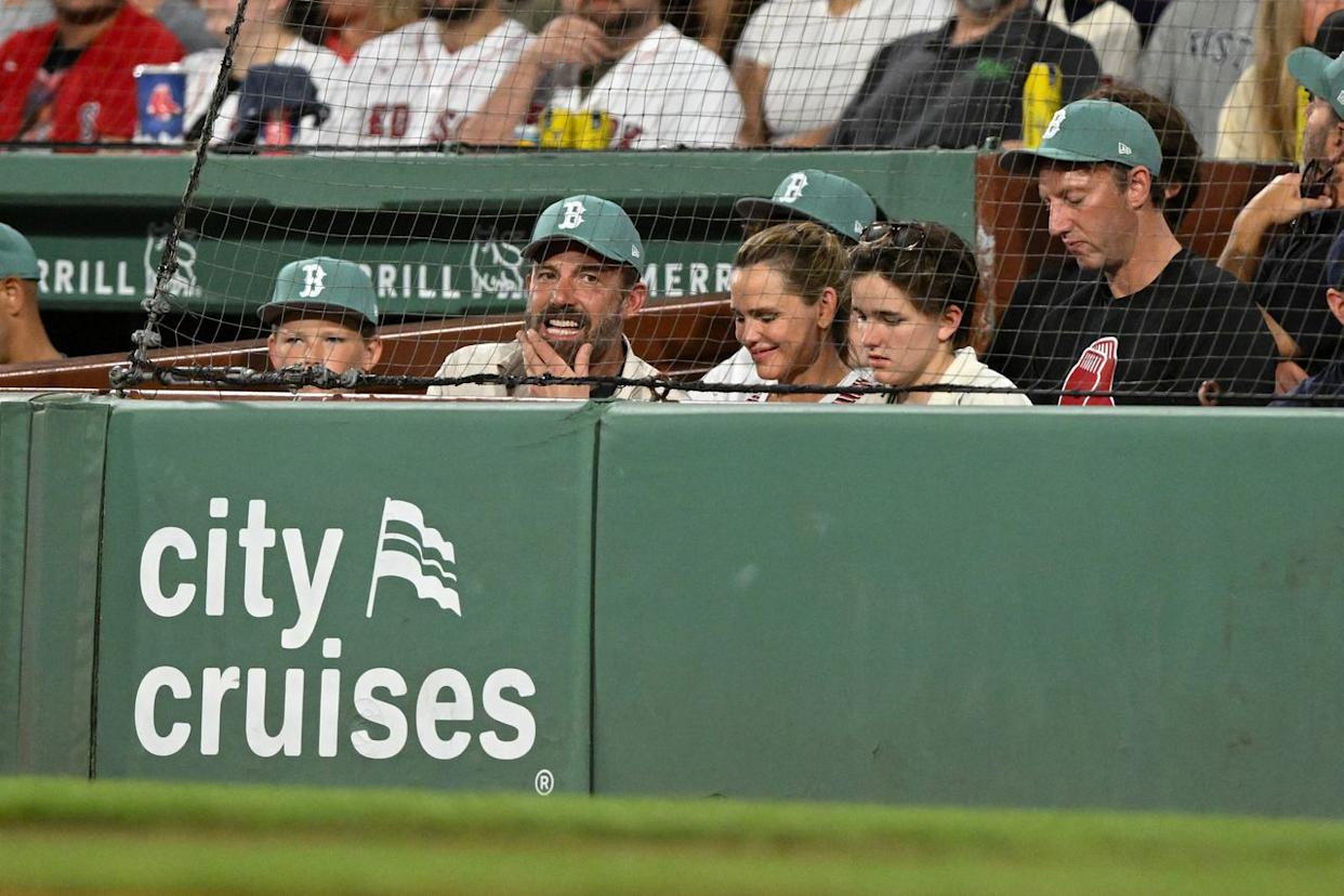 Ben Affleck and Jennifer Garner watch a game between the Boston Red Sox and the Tampa Bay Rays during the fourth inning at Fenway Park on July 11, 2025 in Boston, MassachusettsCredit: Getty Images