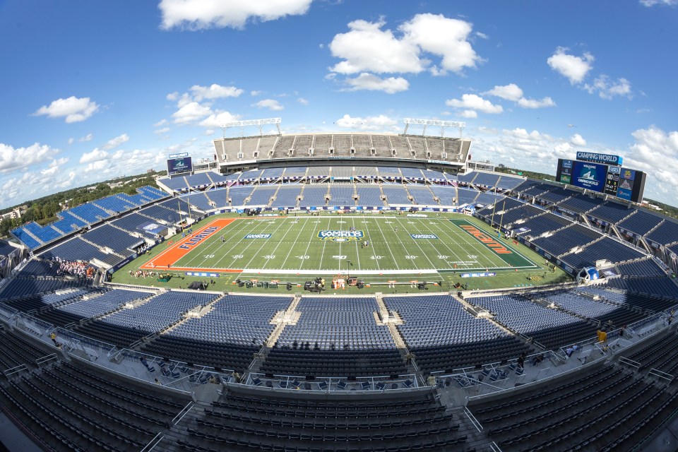 Camping World Stadium is currently undergoing renovations but is expected to be complete before the Jags' potential move-in date