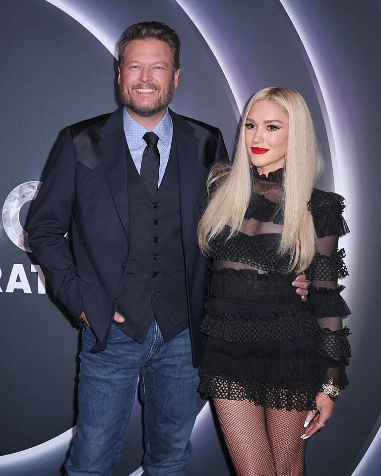 Gwen Stefani and Blake Shelton at Opry 100: A Live Celebration