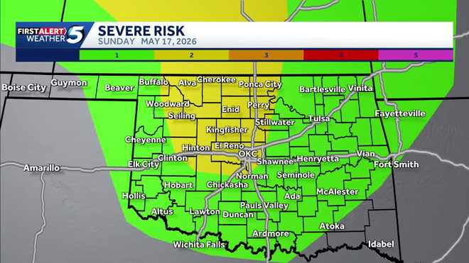 oklahoma storm risk may 17, 2026
