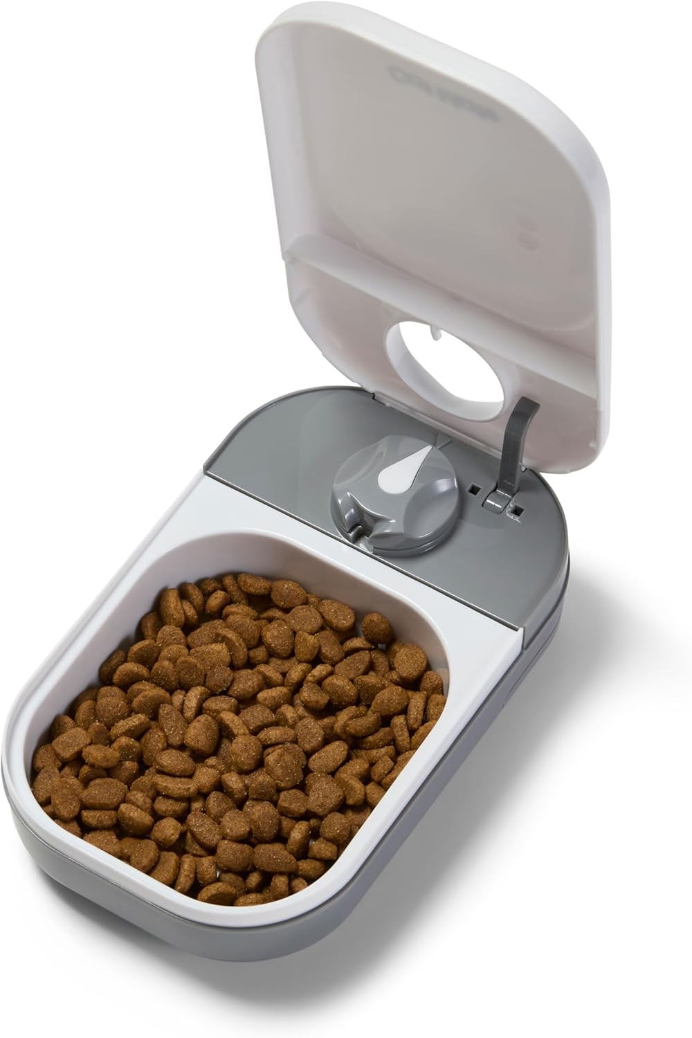 Cat Mate C100 Single Meal Automatic Timer-Controlled Pet Feeder – Suitable for Cats and Small Dogs, For Wet or Dry Food, up to 14 oz capacity, White