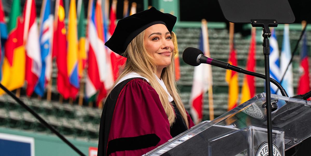 Hilary Duff’s Commencement Speech for Northwestern University Is Dividing the Internet