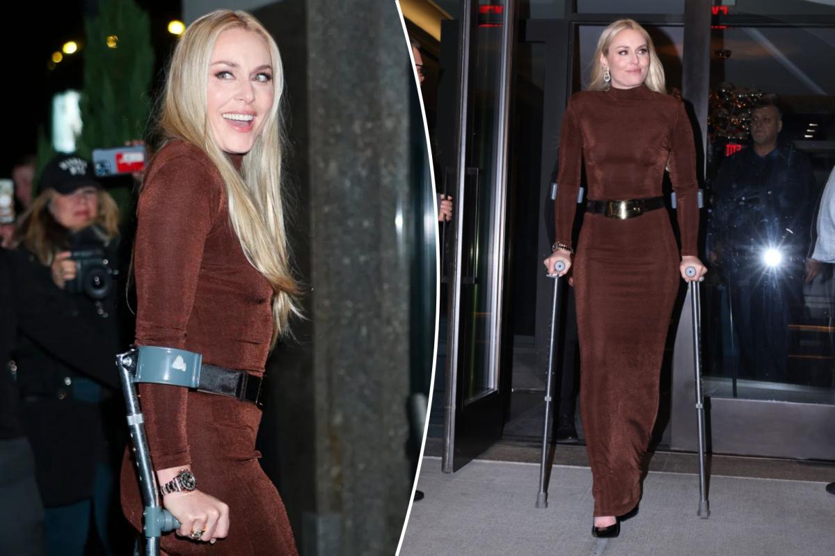 Lindsey Vonn attends Jeff Bezos and Lauren Sanchez’s pre-Met Gala party