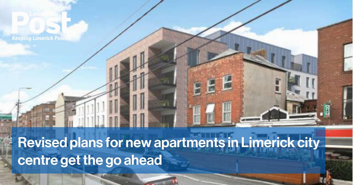 Revised plans for new apartments in Limerick city centre get the go ahead