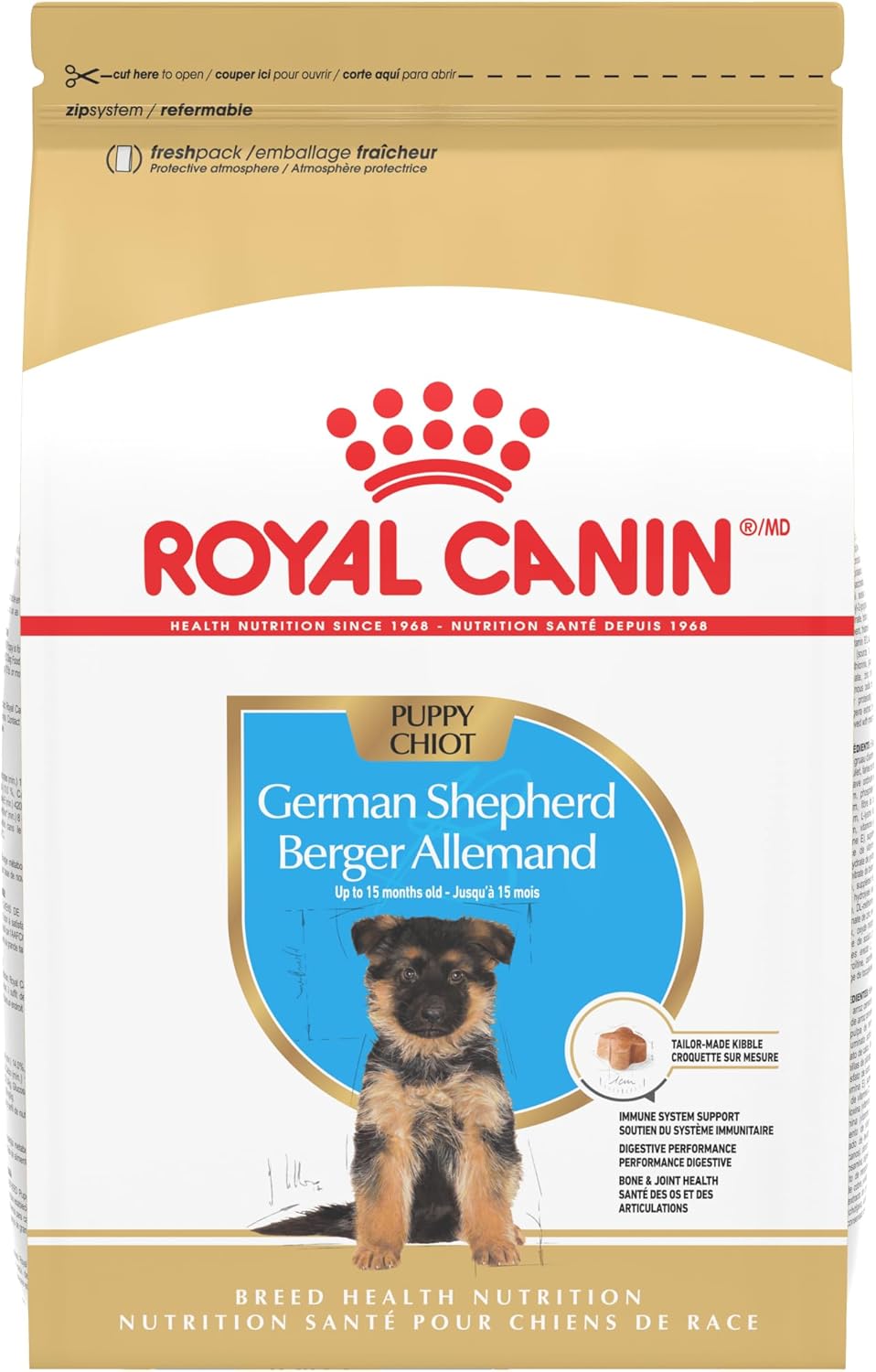 Royal Canin Breed Health Nutrition German Shepherd Puppy Dry Dog Food, 2.5 lb