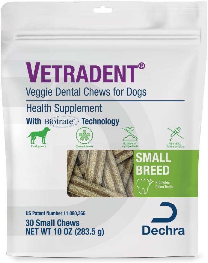 Vetradent® Veggie Dental Chews for Small Dogs