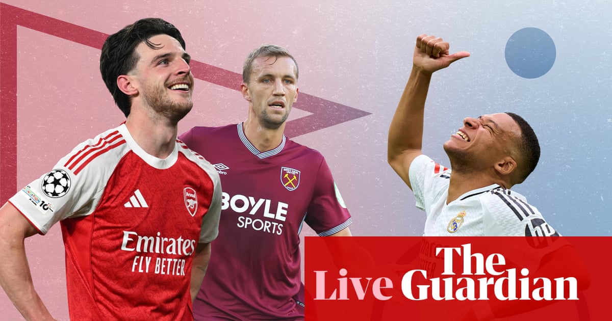 West Ham v Arsenal buildup, Mbappé ruled out of the clásico: matchday live – as it happened | Soccer