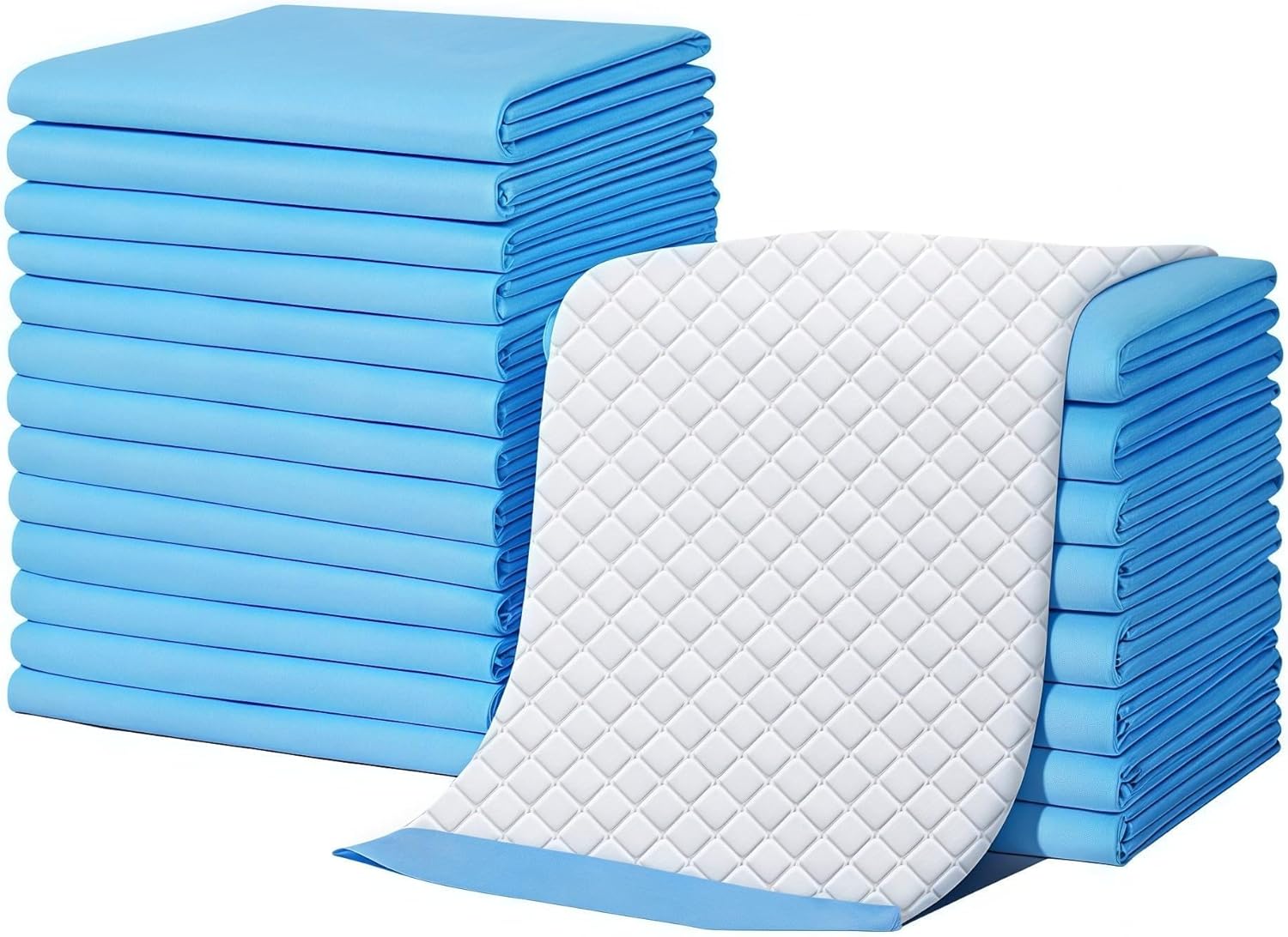 dog pee pad – Medium (23.5″ x 17.5″) | 6-Layer Leak-Resistant Design | High-Capacity Absorbent Core & Quick-Dry Surface (Medium, Count, 50)