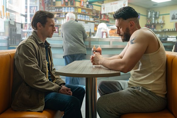 Jamie Bell (left) and Richard Gadd play Niall and Ruben, who grew up as brothers but are not related by blood, in Half-Man.